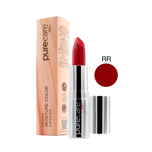 BSC Pure Care (บีเอสซี เพียวแคร์) VEGAN MOISTURE COLOR LIPSTICK 3.4g.