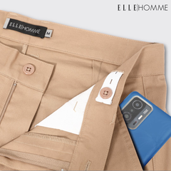 ELLE HOMME I กางเกงขาสามส่วน กระเป๋าล้วง 2 ข้างและกระเป๋าหลัง I W8L272