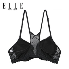 Elle Lingerie Front Hook Bra บราตะขอหน้า แต่งพลีทและผ้าลูกไม้ - LB7540