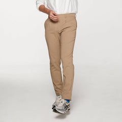 era-won กางเกงขายาว ทรง Cropped pants รุ่น Luxury details สี Beige