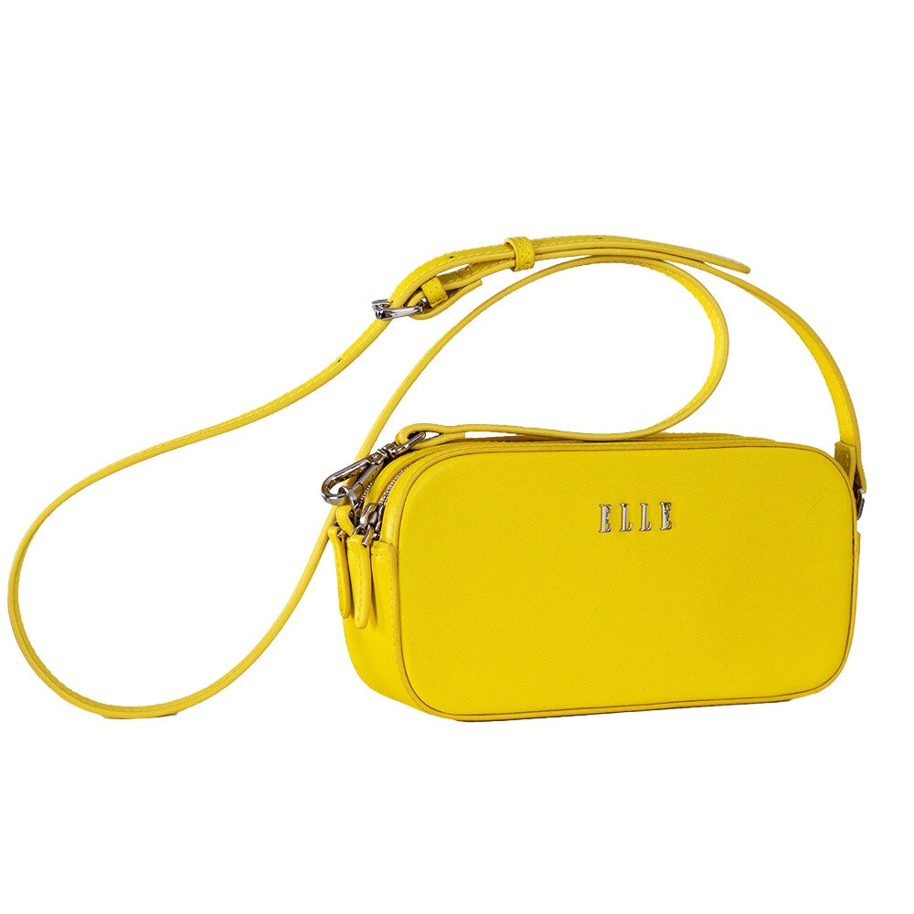 ELLE BAG กระเป๋าสะพายซิปรอบ NEW NORMAL DOUBEL ZIP Cross Body Bag EWH252