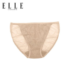 ELLE lingerie กางเกงชั้นในรูปแบบ SEXY LOWRISE ตกแต่งลูกไม้ - LU5725