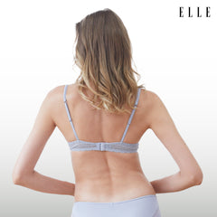 Elle Lingerie Moulded Bra บรามีโครง แต่งลูกไม้ - LB7533