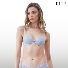 Elle Lingerie Moulded Bra บรามีโครง แต่งลูกไม้ - LB7533