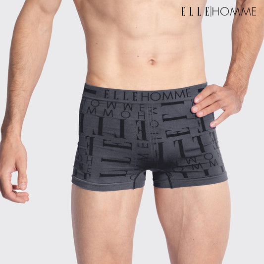 ELLE HOMME | แพ็ค 1 ชิ้น กางเกงในชาย ทรง TRUNKS เนื้อผ้ายืดหยุ่นสูง ใส่สบายตลอดทั้งวัน | KUT9926W2