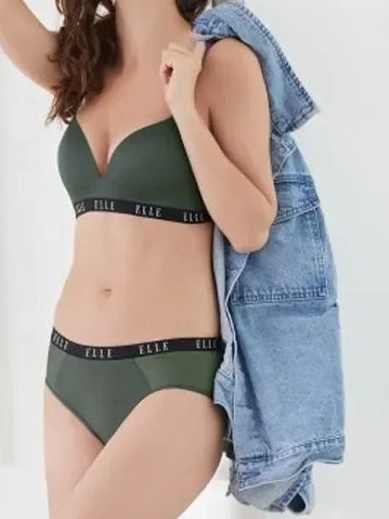 ELLE lingerie บราเต้าเรียบแบบไร้โครง และ ไร้ตะเข็บ (Seamless Bra) รุ่น- LB8730