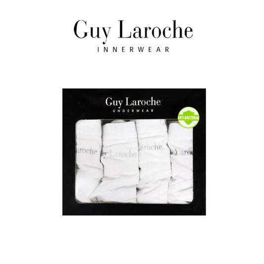 Guy Laroche กางเกงในชายเบสิก PACK 4 รุ่น Anti-bacteria (JUS4907R8)