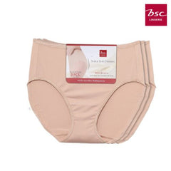 BSC LINGERIEกางเกงในเบสิค basic half แพ็ค 3 ชิ้น pack 3 pcs. BU4604