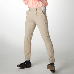 era-won กางเกงขายาว เอวยางยืด รุ่น GOLF FABRIC PANTS (065V9) สี Beige