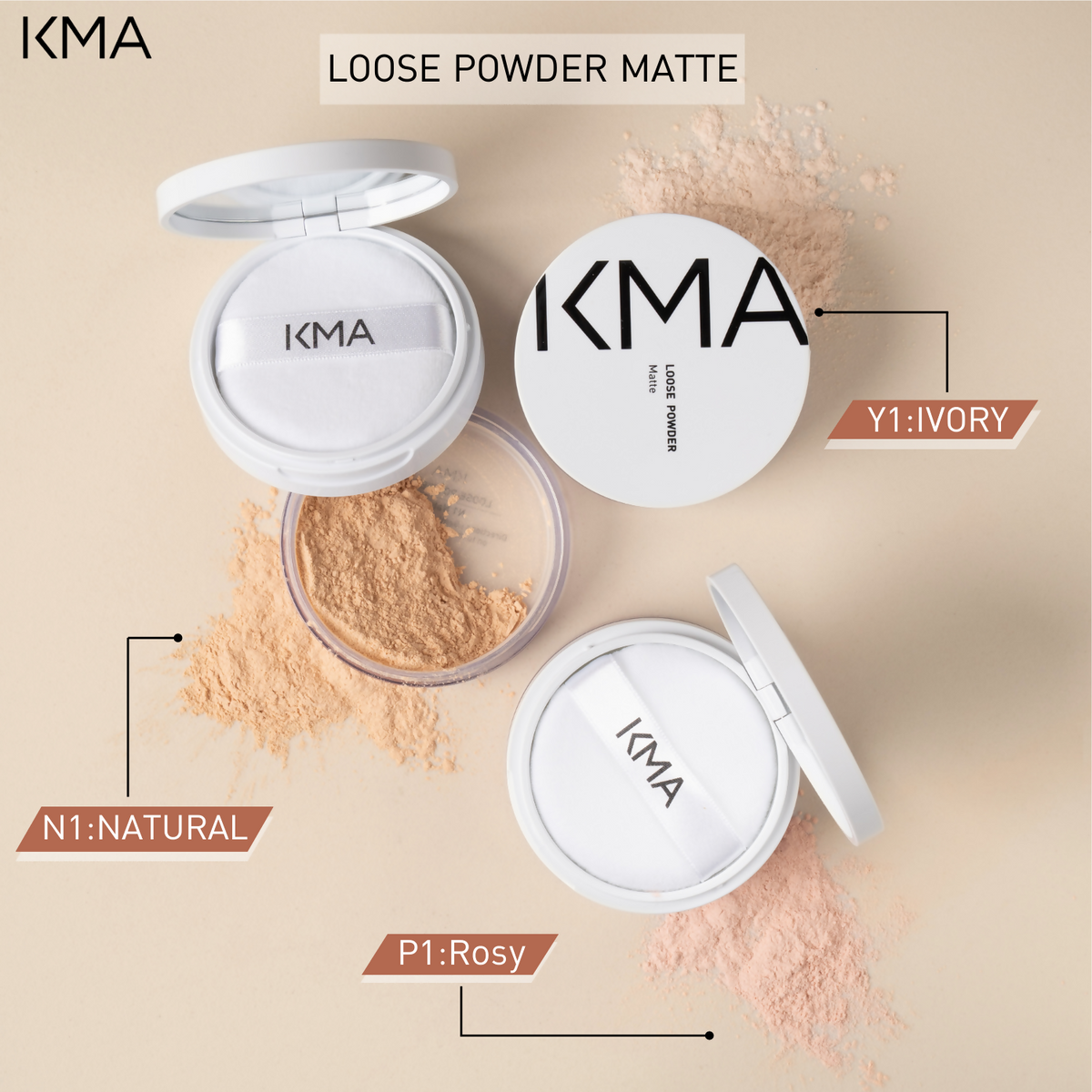 Loose powder color