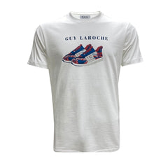 Guy Laroche เสื้อยืดสกรีนลายรองเท้า เนื้อผ้า Cotton100% มีให้เลือก3สี (DKT6202P3)