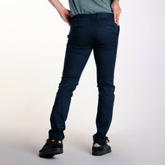 era-won กางเกงสแลคขายาว ทรงเดฟ รุ่น Lightweight Super Skinny สี Navy