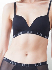 ELLE lingerie บราเต้าเรียบแบบไร้โครง และ ไร้ตะเข็บ (Seamless Bra) รุ่น- LB8730