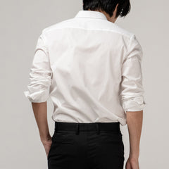 era-won Premium Quality เสื้อเชิ้ต ทรงปกติ Ultrafine Dress Shirt แขนยาว สี Double White (ป้ายใหม่)