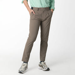 era-won กางเกงขายาว เอวยางยืด รุ่น GOLF FABRIC PANTS (065V9) สี Brown