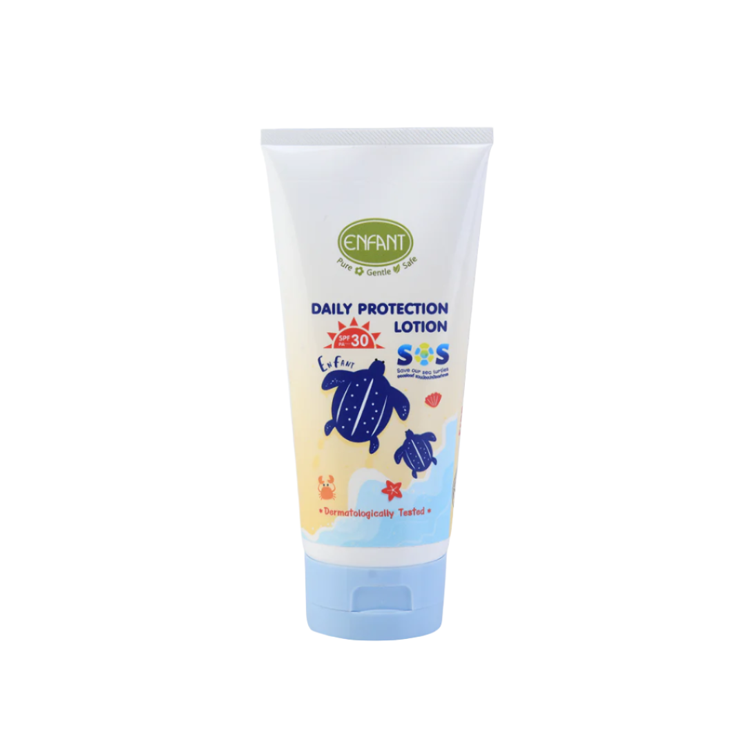 ENFANT (อองฟองต์) Organic Plus Daily Protection Lotion โลชั่นบำรุงผิว สูตรป้องกันแสงแดด SPF 30PA+++ 150 ml.