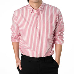 era-won เสื้อเชิ้ต รุ่น Oxford shirt Mercerizing สี Native Red