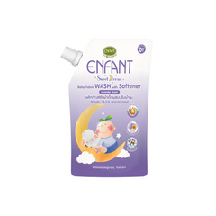 ENFANT (อองฟองต์) Baby Fabric Wash With Softener ผลิตภัณฑ์ซักผ้าเด็กผสมปรับผ้านุ่ม กลิ่นลาเวนเดอร์ 600ml.