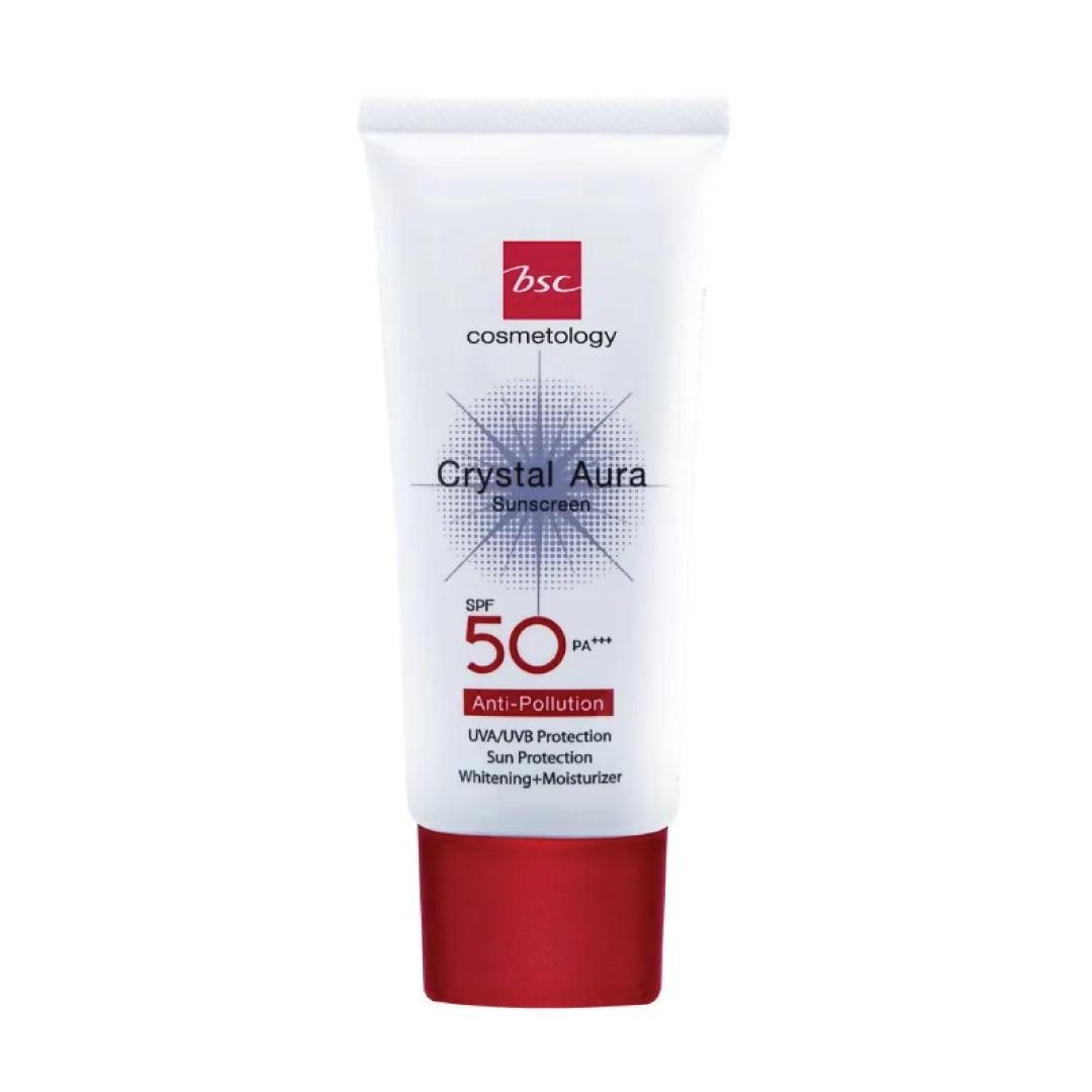 BSC Cosmetology Crystal Aura Sunscreen SPF 50 PA+++ Anti-pollution (25g.) - BigxShow