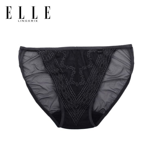 ELLE lingerie กางเกงชั้นในรูปแบบ SEXY LOWRISE ตกแต่งลูกไม้ - LU5725