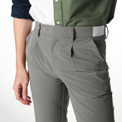 era-won กางเกงขายาว เอวยางยืด รุ่น GOLF FABRIC PANTS (065V9) สี Grey