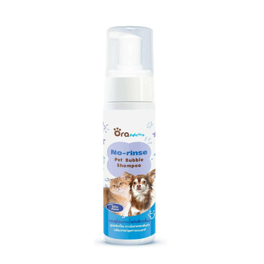 ORA PET CARE NO-RINSE PET BUBBLE SHAMPOO แชมพูอาบแห้ง (โฟมมูส) - BigxShow