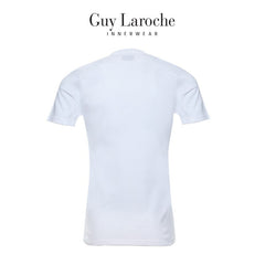 Guy Laroche เสื้อ T-Shirt ผ้า 100% Cotton คอกลมเนื้อแน่นนุ่มสบาย รุ่น(JVU2401R4)