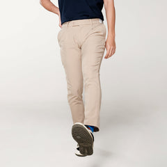 era-won กางเกงขายาว เอวยางยืด รุ่น GOLF FABRIC PANTS (065V8) สี Dark Beige