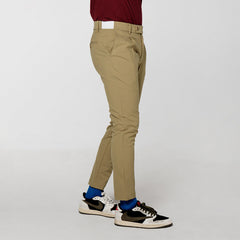 era-won กางเกงขายาว เอวยางยืด รุ่น GOLF FABRIC PANTS (065V8) สี Dark Beige