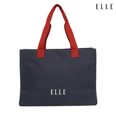 ELLE HOMME BAG กระเป๋าช้อปปิ้งผ้าแคนวาส มีช่องแบ่งใส่ของติดแป๊ะแม่เหล็ก