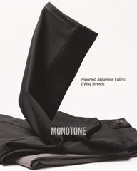 era-won กางเกงสแลคขายาว ทรงเดฟ Monotone workday สี Black Butterfly (สีดำ)