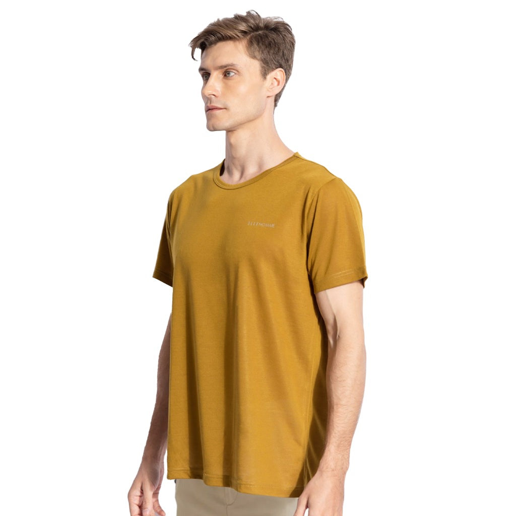 ELLE HOMME เสื้อยืด T-Shrit ชายคอกลม สีพื้นมีให้เลือก 8 สี (KVR1912R1)