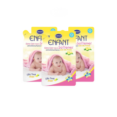 Enfant อองฟองต์ Extra Care Fabric Softener Gold Silk Protein ผลิตภัณฑ์ปรับผ้านุ่มสำหรับเด็กแรกเกิดและถนอมผิวบอบบาง สูตรผสม Gold Silk Protein 700 ml. 1ลัง/12ซอง