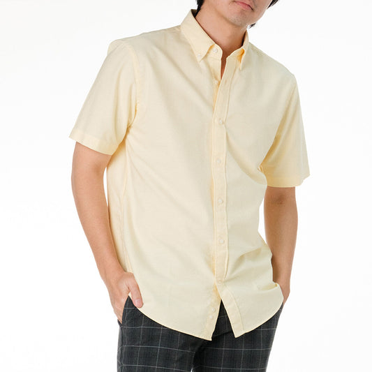 era-won เสื้อเชิ้ต รุ่น Oxford Short-Sleeved Shirt Wisdom สี YELLOW LONDON