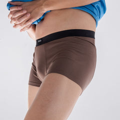 era-won กางเกงใน Zinc Plus Anti-bacteria Underwear ทรง Trunks 2 ชิ้น สี Black/Brown (1 แพ็ก มี 2 ตัว)