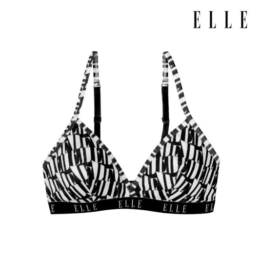 ELLE LINGERIE | ชุดชั้นใน สไตล์SPORT LOOK คอลเลคชั่นลายพิมพ์ โลโก้กราฟฟิค เนื้อผ้าMicro Fiber | LB4725