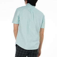 era-won เสื้อเชิ้ต รุ่น Oxford Short-Sleeved Shirt Wisdom สี GREEN LONDON