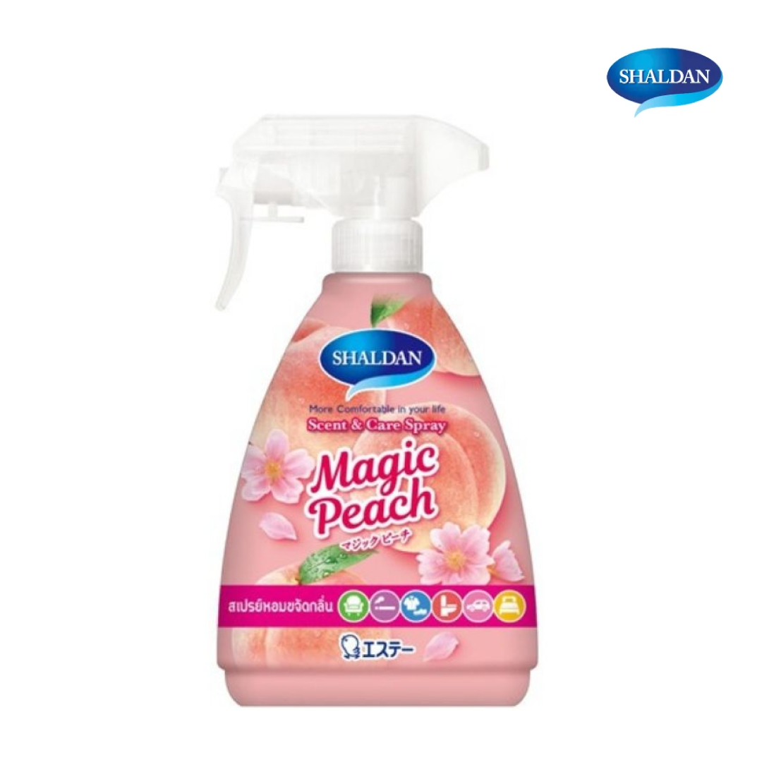 SHALDAN SCENT & CARE SPRAY กลิ่น MAGIC PEACH ขนาด 380ml.