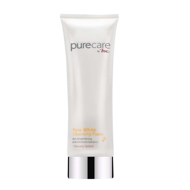 BSC Pure Care (บีเอสซี เพียวแคร์) Nano Active White Cleansing Foam 120G