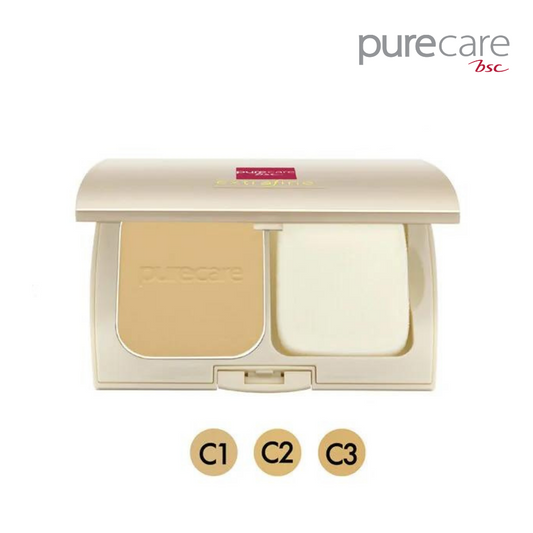 BSC Pure Care (บีเอสซี เพียวแคร์) EXTRA FINE & WHITE POWDER CAKE 13g.