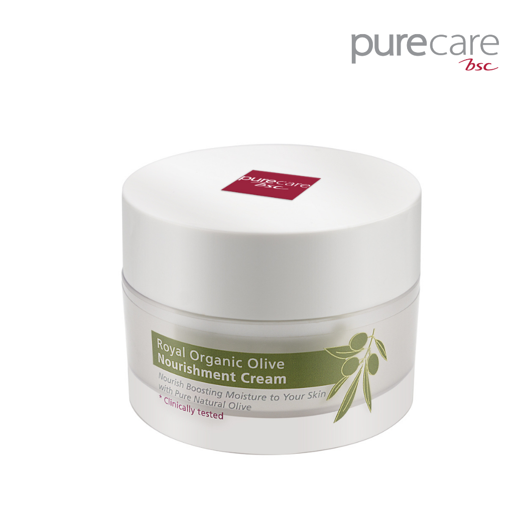 BSC Pure Care (บีเอสซี เพียวแคร์) ROYAL ORGANIC OLIVE NOURISHMENT CREAM 30g.