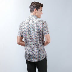 OLYMP LUXOR Shirt เสื้อเชิ้ต พิมพ์ลาย กราฟิกใส่สบาย รีดง่าย