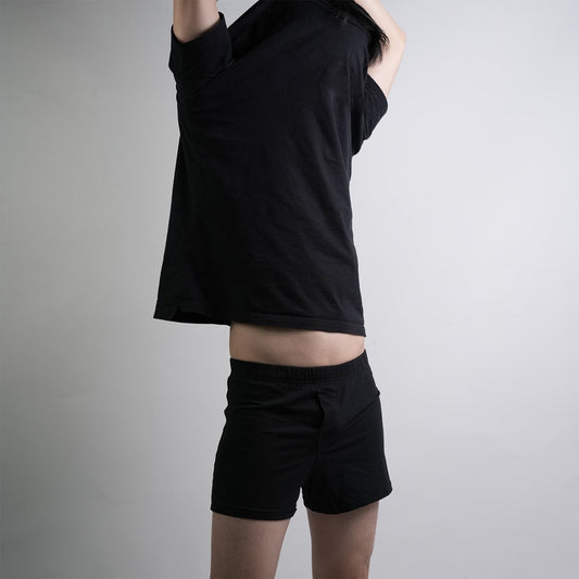 era-won ชุดชั้นในชาย Anti-Bacteria Underwears Boxer 2 ชิ้น สี Black & Grey