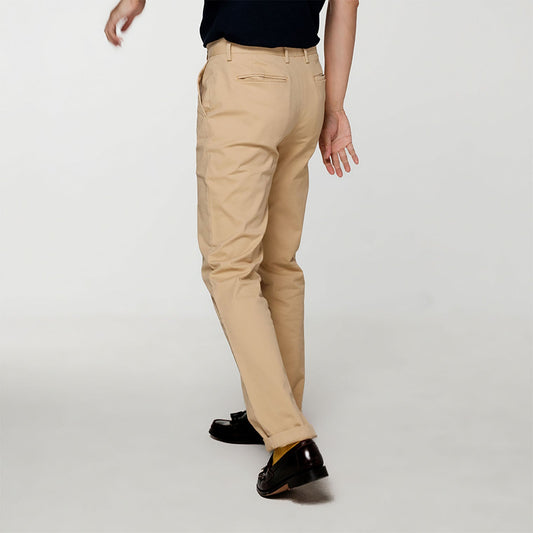 era-won กางเกง รุ่น Chino Skinny (ผ้ายืดได้) สี Beige