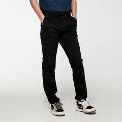 era-won กางเกง รุ่น Chino Skinny (ผ้ายืดได้) สี Black