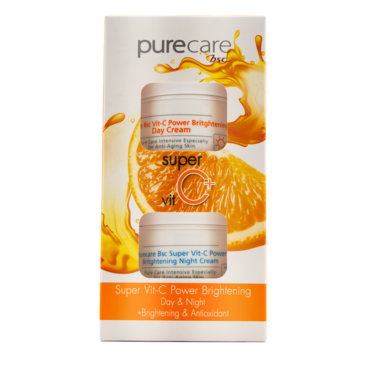 BSC Pure Care (บีเอสซี เพียวแคร์) VIT C POWER DAY&NIGHT SET 40ml.