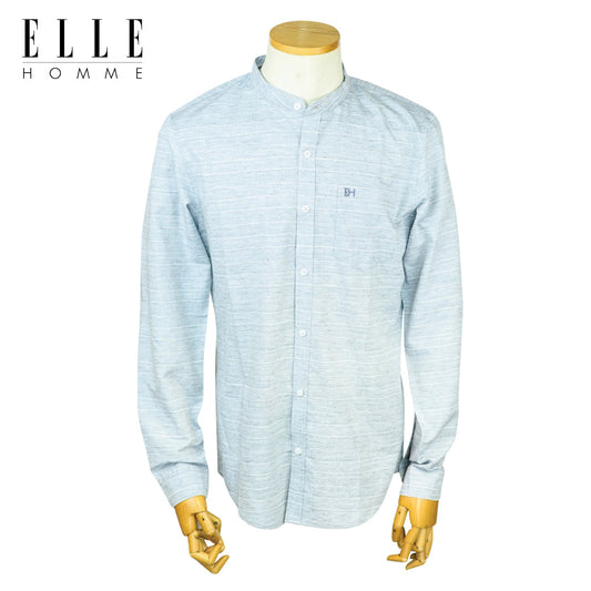 ELLE HOME เสื้อเชิ้ตคอจีนแขนยาว