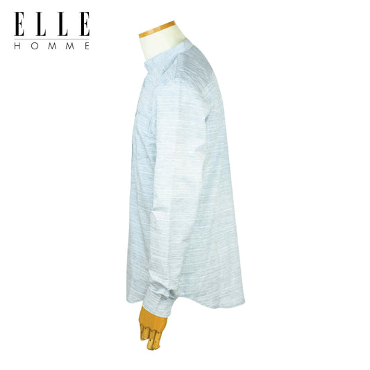 ELLE HOME เสื้อเชิ้ตคอจีนแขนยาว