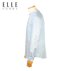 ELLE HOME เสื้อเชิ้ตคอจีนแขนยาว