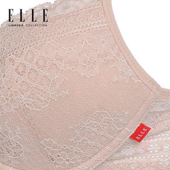 Elle Lingerie Moulded Bra บรามีโครง แต่งลูกไม้ - LB7533